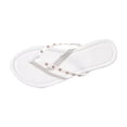 thumbnail image 2 of Gspmoly Slide Sandals Women, Women'S Casual Spring Beach Flip Flops with Studded Straps & Ruffled Detail - Comfortable Open-Toe Sandals In Multiple Colors, Sizes 36-45, 1 Pair Slippers for Women, 2 of 8