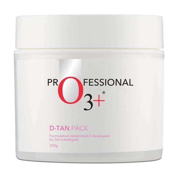 O3+ Paquet D-TAN pour un Retrait Instantané du Bronzage et une Protection contre les Dommages Causés par le Soleil Infusé d'Huile de Menthe et d'Eucalyptus Idéal pour Tous les Types de Peau (300 g) / Paquet Détan pour un Retrait du Bronzage