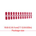 thumbnail image 1 of 1 Set on Nails Medium Length Files Stick and different occasions; Full Cover Wraps Art Decals Artificial Beauty Tool Manicure Kit Decorations 26, 1 of 6