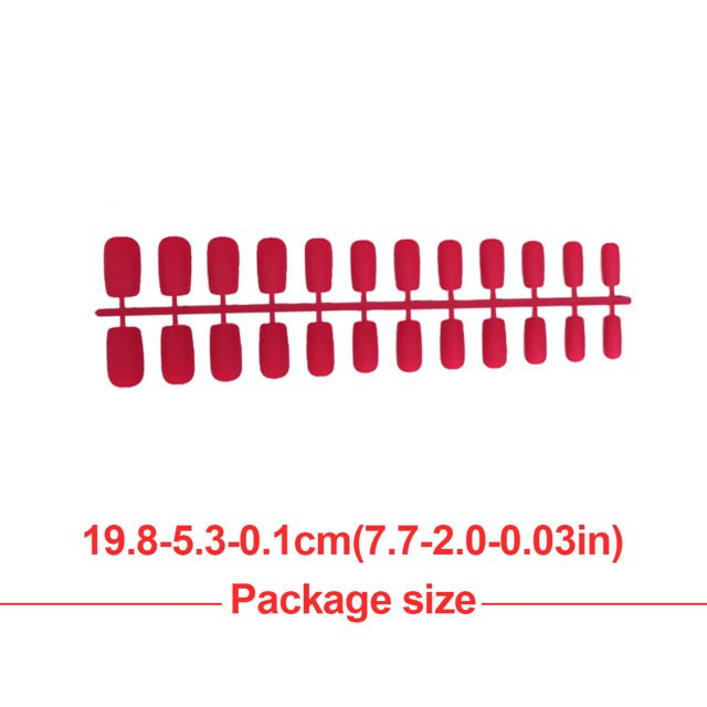 1 Set on Nails Medium Length Files Stick and different occasions; Full Cover Wraps Art Decals Artificial Beauty Tool Manicure Kit Decorations 26