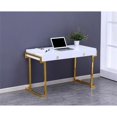 thumbnail image 3 of Best Master Juneau Modern 2-Drawer Engineered Wood Computer Desk in Gold, 3 of 4