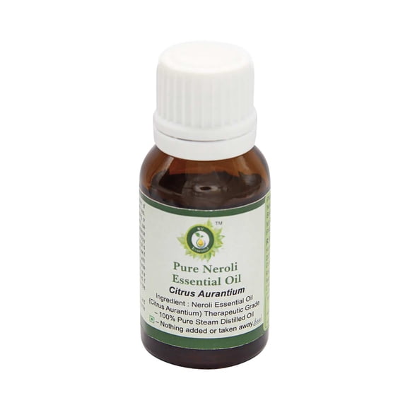 Neroli Essential Oil Citrus Aurantium For Skin For Body For Face Massage Oil Pure Natural Steam Distilled 10ml 0.338oz By R V Essential