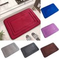 thumbnail image 3 of YAOMOBB PVC Liner Bath Mat Quick drying Coral Velvet Door Mat Memory Foam Bath Mat Slip free Water Absorbent Home Supplies Carpet, 3 of 7