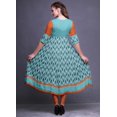 thumbnail image 4 of Bimba Kurti Longue Imprimée pour Femmes Robe Anarkali Indienne Haut Tunique Décontracté, 4 of 5