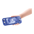 thumbnail image 4 of Nintendo Switch Lite Handheld Console Blue Refurbished Bundle with Super Smash Bros. Ultimate Game, 4 of 6