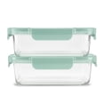 thumbnail image 2 of Ello Color Lock 3.4 Cup 2 Pack Glass Meal Prep Containers with Locking Lids, 2 of 4