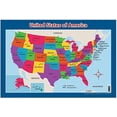 thumbnail image 2 of USA Map for Kids - United States Wall/Desk Map (18" x 26" Laminated), 2 of 3