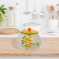 thumbnail image 3 of IH Casa Decor Ceramic Lemon Canister, 3 of 4