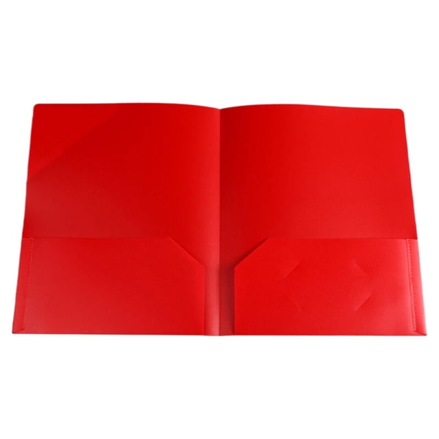 GZJCKJY 1Pcs Plastic Folders with Pockets, Document Folders with Business Card Slot, Durable Heavy Duty File Folders, 2-Pocket Folder for Office,Letter Size