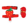 thumbnail image 2 of Harness Leash, Nylon Double Strap Comfortable  Harness  For Chinchillas S,M, 2 of 8