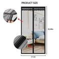 thumbnail image 2 of Mesh Screen with Magnetic Closure - Heavy Duty Magic Door Screen Closure with Magnets for Sliding, Patio, French, Front and Back Door, Kid and Pet Friendly, Easy Install, 2 of 5