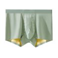 thumbnail image 1 of ylioge L-5X Mens Big & Tall Underwear Boxer Briefs Plus Size Lightweight Solid Color Breathable Stretchy Mid Waisted Boxers, 1 of 5