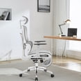thumbnail image 1 of AKDSteel Chaise de Bureau Ergonomique en Maille avec Dossier Haut, Accoudoirs 3d Réglables, Repose-Pieds Rétractable et Roues pour la Maison Ou le Bureau, 1 of 7