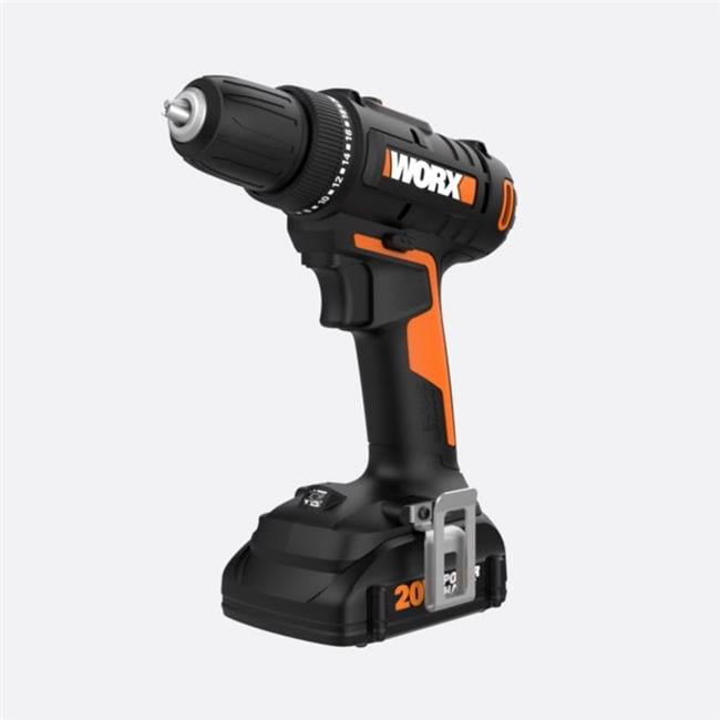 Worx 2027367 Kit de perceuse & visseuse sans fil 20V Brushless - Batterie & chargeur