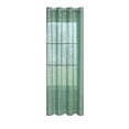 thumbnail image 2 of Todaioua Semi Sheer Window Curtain with Silver Embossed Pattern Light Filtering Polyester Fabric for Bedroom Living Room Study Modern Home Decor with Grommet Top Installation, 2 of 7