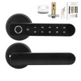 thumbnail image 1 of Serrure de Porte Intelligente d'Empreinte Digitale, Serrure Électronique Réglable d'Interface d'USB Installation Simple avec la Clé d'Urgence pour la Maison pour l'École pour l'Hôtel pour l'Appartement, 1 of 8