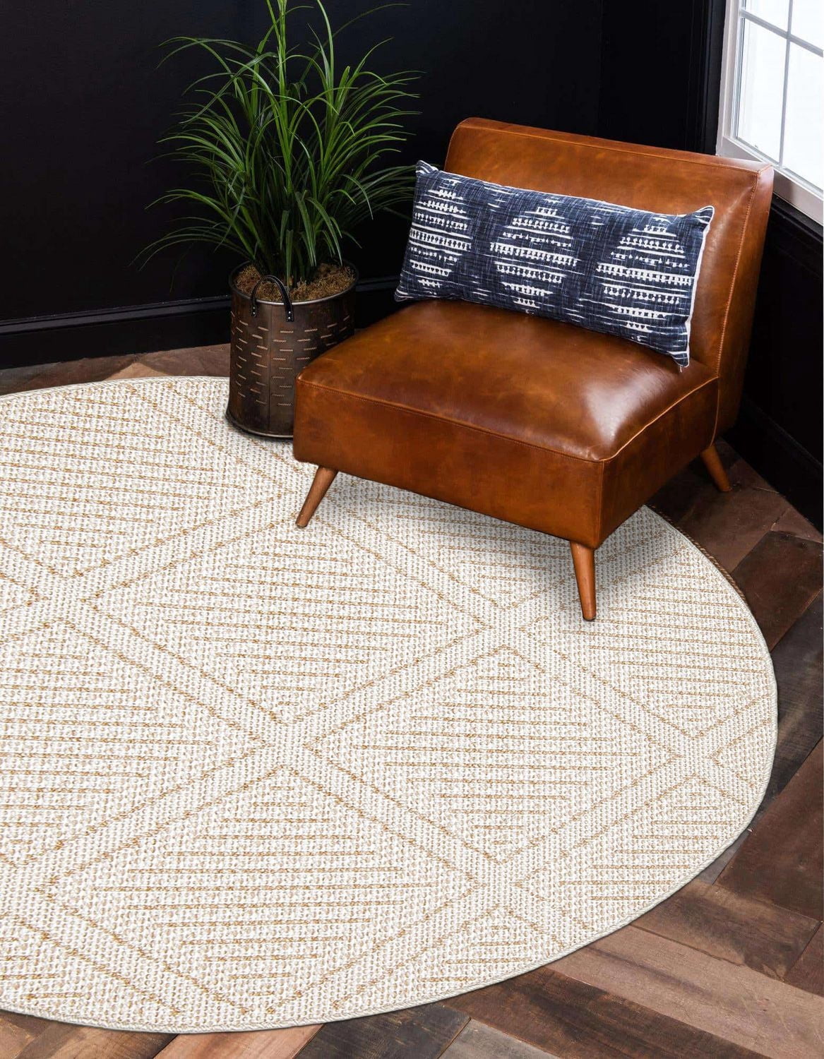 Tapis ECARPET Style Jute pour Chambre à Coucher, Salon