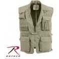 thumbnail image 2 of Rothco Deluxe Safari Outback Vest - Khaki, Small, 2 of 2