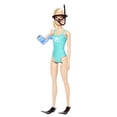 thumbnail image 3 of ​Barbie Dolls & Accessories, Marine Biologist Doll (Blonde) & Mobile Lab Playset with 10+ Pieces, Case Opens for Storage & Travel, 3 of 6