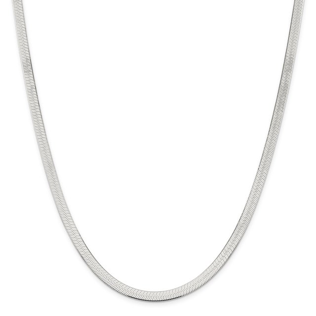 925 Sterling Silver 5.25mm Magic Herringbone Chain 20 Inch