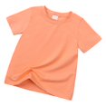 thumbnail image 2 of ManxiVoo Girls Racerback Dance Tank Top Crop Sports Top for Ballet Gymnastics and Active Play 90 Size Watermelon Red, 2 of 4