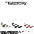 thumbnail image 2 of Baohd 2pcs Aluminum Alloy Steering Link Rod For VENTURE 1/10 Crawler Durable RC Car Accessories Replacement Parts Titanium, 2 of 6