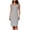 Grey, variant on Lenpel Summer Dresses for Women Sleeveless Crew Neck Knee Length Bodycon Tank Dresses Casual Cocktail Party Dresses(Black,XX-Large)