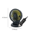 thumbnail image 3 of Tunhigl Automobile Fan, Truck, 12V Car, Universal Fan, Van, Large Wind Fan For Cool Inside, 3 of 9