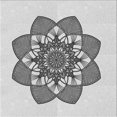 thumbnail image 1 of Ahgly Tapis d'Intérieur Lavable en Machine Carré Transitionnel Gris Platine, 8 Pieds Carré, 1 of 7