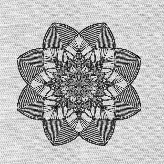 Ahgly Tapis d'Intérieur Lavable en Machine Carré Transitionnel Gris Platine, 8 Pieds Carré