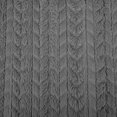 thumbnail image 2 of Faux Fur Throw Gray, 2 of 3
