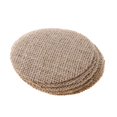 thumbnail image 4 of yuksok 8Pieces Rustique Toile de Jute Hessian Pièces Rondes Couture Bricolage Makings Mariage, 4 of 6