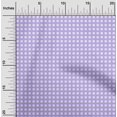 thumbnail image 2 of oneOone Rayon Medium Purple Fabric Check Sewing Material Print Fabric By The Yard 56 Inch Wide, 2 of 4