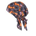 thumbnail image 2 of Womens Casual Printed Head Hat Cap Headwear Muslim Turban Cap Headwrap Turban Cap, 2 of 3