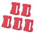 thumbnail image 2 of AMONIDA Support de Boucle de Batterie, 5 Pcs/Pack Support de Boucle de Batterie Rouge pour Batterie Lithium Série M18, 2 of 8
