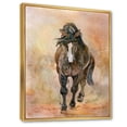 thumbnail image 2 of Designart Portrait Of Beautiful Chestnut Horse II FLOAT FRAME WALL ART, 2 of 4
