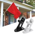 thumbnail image 3 of Mistaha Flag Pole Holder Two Positions Flag Pole Mounting Bracket 1 Inch Inner Diameter Aluminum Alloy Flag Holder with Hardware, 3 of 7