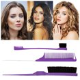 thumbnail image 1 of mtvxesu 2pcs Brush Sets Brush And Comb For Control Wig Brush Double-sided Brush Smooth Comb Comb Mouse-tail Comb Sale, 1 of 8