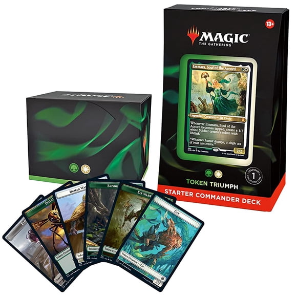 Magic: The Gathering Starter Commander Deck â Token Triumph (Green-White)