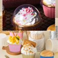 thumbnail image 2 of 50pcs Foil Cupcake Liners Aluminum Cake Cups Heat Resistant Baking Cups Hot G7 R5I2, 2 of 8