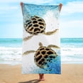 thumbnail image 4 of 30x60 Inch Microfiber Beach Towel - Compact Travel Towel, Sandproof & Fast-Drying for Swimming, Gym, and Outdoor Adventures, 4 of 8