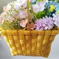 thumbnail image 3 of Plastic Woven Basket Storage Basket Desktop Organizer Small Fruit Basket with Handle, 3 of 8