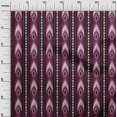 thumbnail image 2 of oneOone Cotton Poplin Fabric Stripe & Geometric Ikat Print Fabric BTY 56 Inch Wide, 2 of 4
