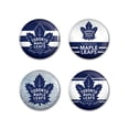 thumbnail image 1 of Toronto Maple Leafs Button 4 Pack 1 1/4" Rnd, 1 of 1