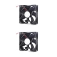 thumbnail image 4 of bedienty Computer Case Cooling Fan Low-noise Replacement PC Cooler Replacement Professional Electrical Heater Humidifier Vacuum Roller Bearing 2Set, 4 of 6