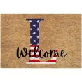 thumbnail image 2 of TopLLC Bathroom Rugs 4th Of July Door Mat Patriotic Doormat Entryway Rug Welcome Independence Day Doormat Stain And Fad Patriotic Decor Welcome Outdoor Mat A map, 2 of 2