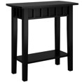 thumbnail image 1 of Gymax 2-tier Side End Sofa Coffee Table Nightstand for Bedroom Living Room Black, 1 of 10