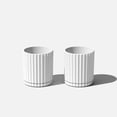 thumbnail image 1 of Veradek Mason Series Demi 6" Planter 2 Pack White, 1 of 9