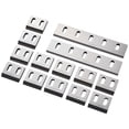 thumbnail image 1 of VEVOR Shredder Blades, Alloy Steel Shredder Machine Blade Kit with 12 Rotating and 2 Fixed Blades, High-Hardness SKD-11 Blade, Compatible with Model 400 Plastic Grinder, 1 of 9