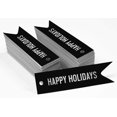 thumbnail image 2 of Inkdotpot Real Silver Foil Happy Holiday Tags Favor Hang Paper Tags 50 Pieces, 2 of 6